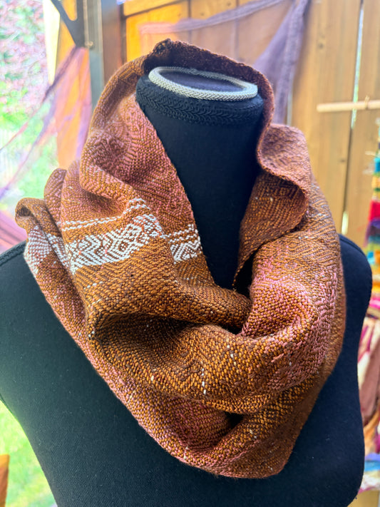 Silk cowl - browns