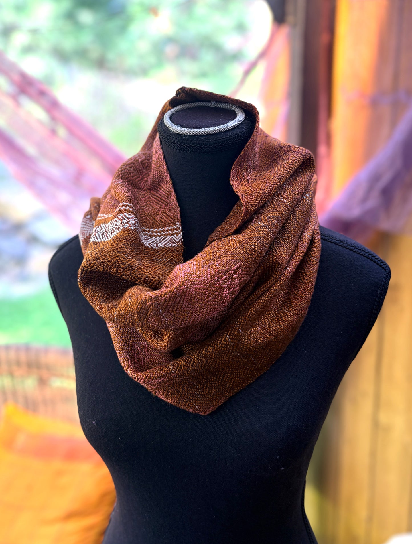 Silk cowl - browns
