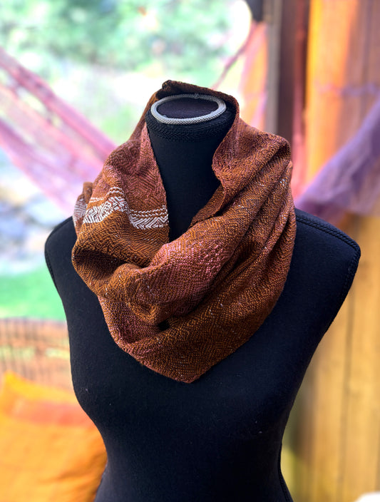 Silk cowl - browns