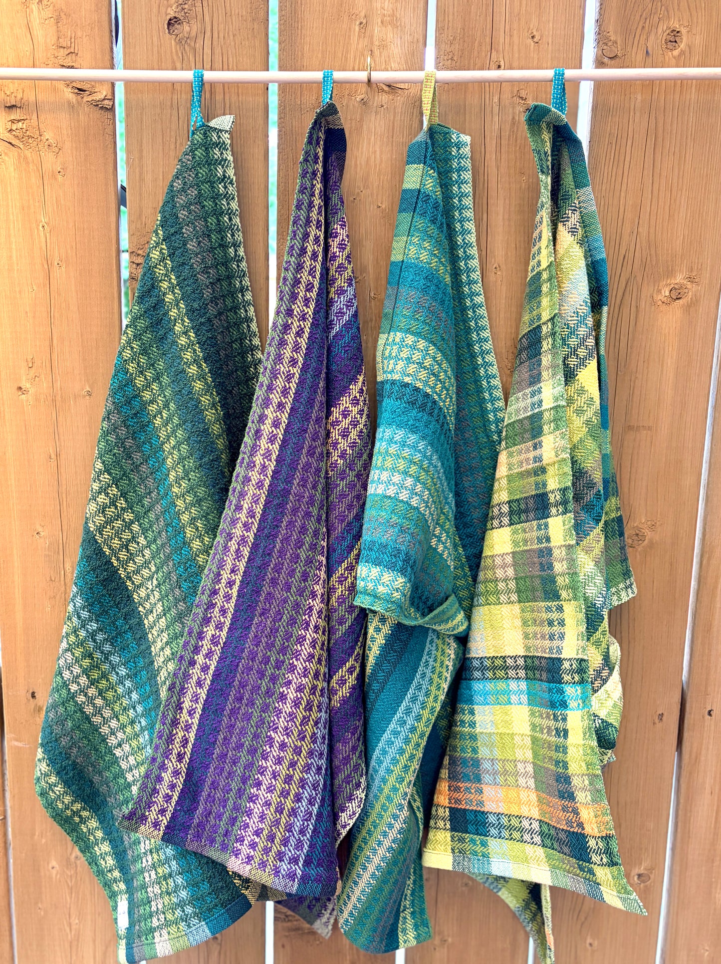 Turned twill towels