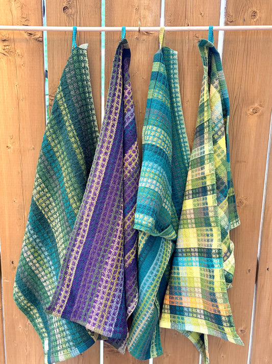 Turned twill towels