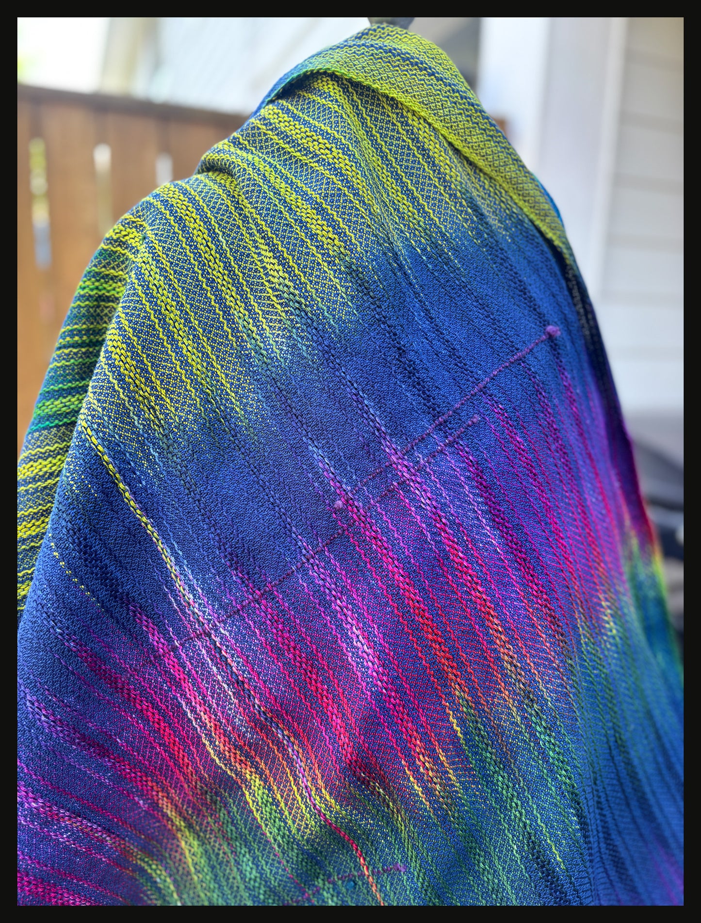 Northern Lights Handwoven Wrap - Ready to ship
