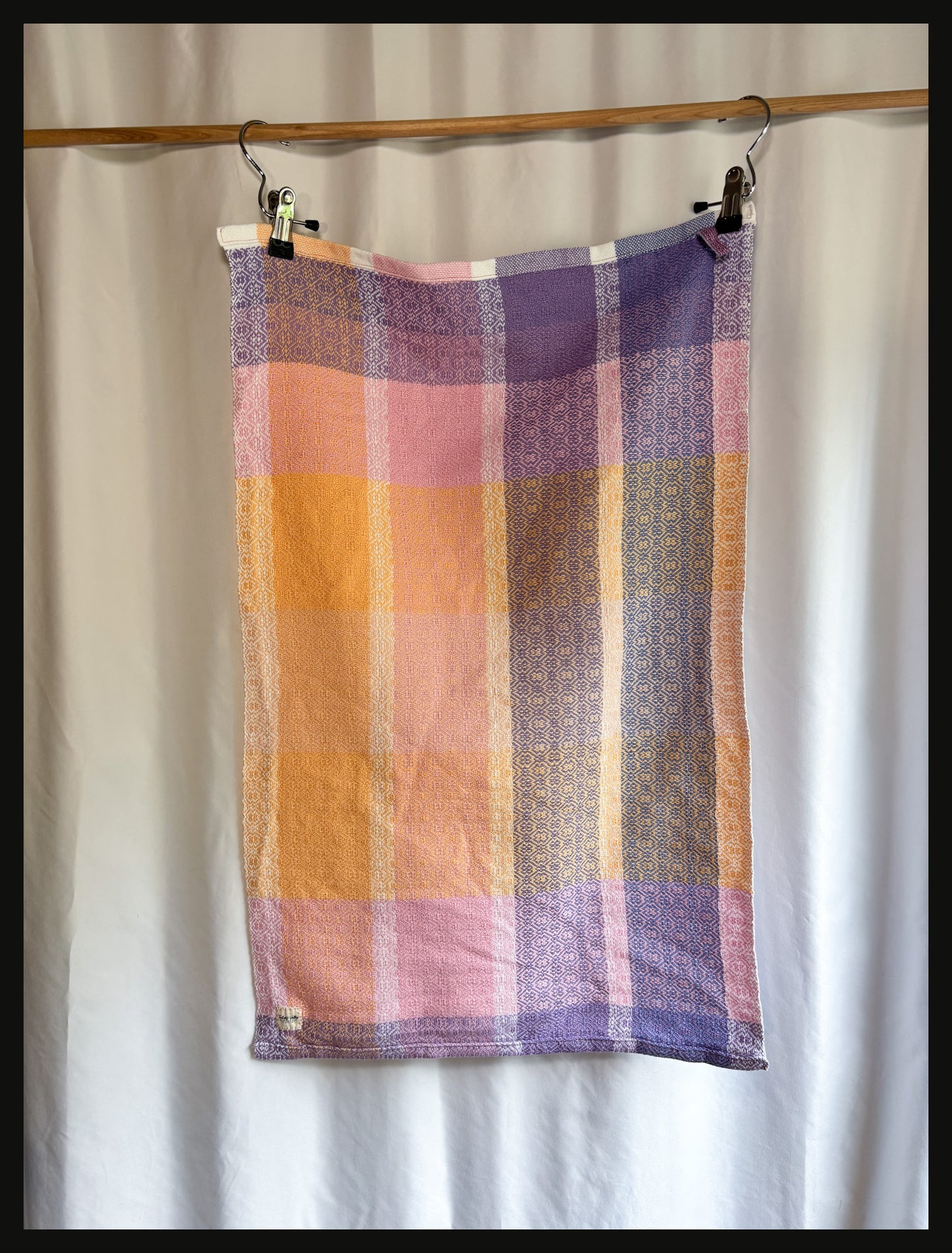 Pinks and purples tea towels