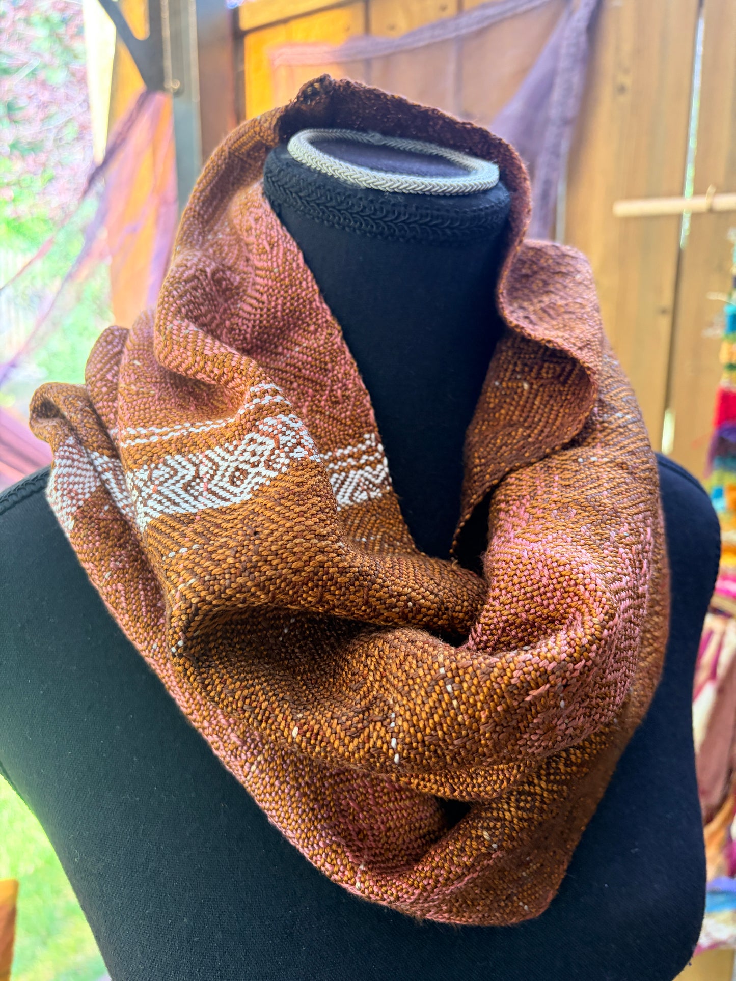 Silk cowl - browns