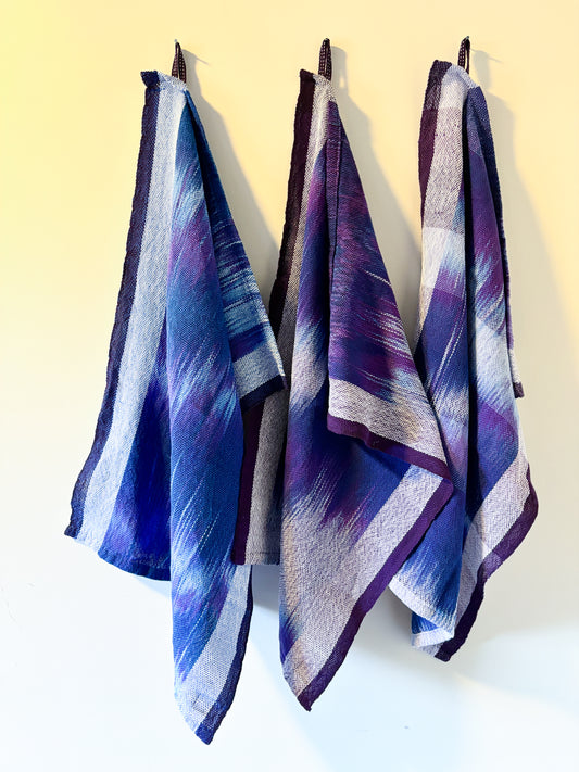 Hand Dyed Tea Towels